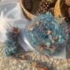 Notte di nostalgia: Filato Miscelato a Mano per Crochet & Lavoro a Maglia Fai da Te
