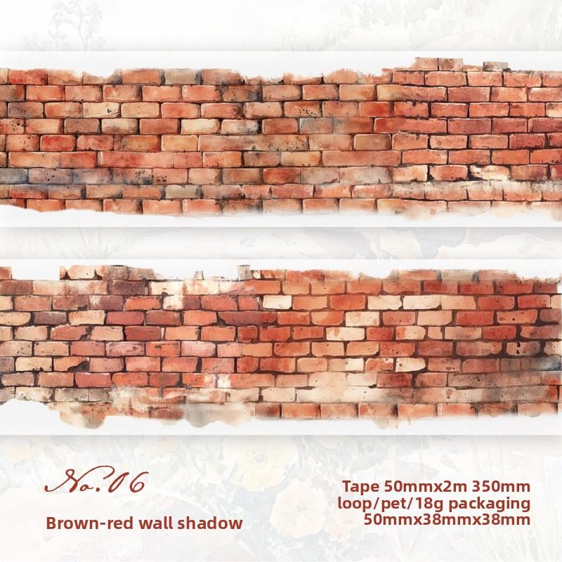 Tape Green Field Flower Wall Series Sealing Stickers Handbooks Albums Diaries Decorations Stickers Notebook Accessories