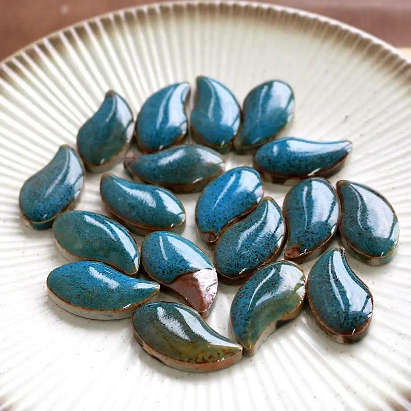 100g DIY Ceramic Mosaic Tiles Glass Mirror Handmade Ornaments Tiles Wall Crafts Colorful Crystal for Decorative Materials Cerd01