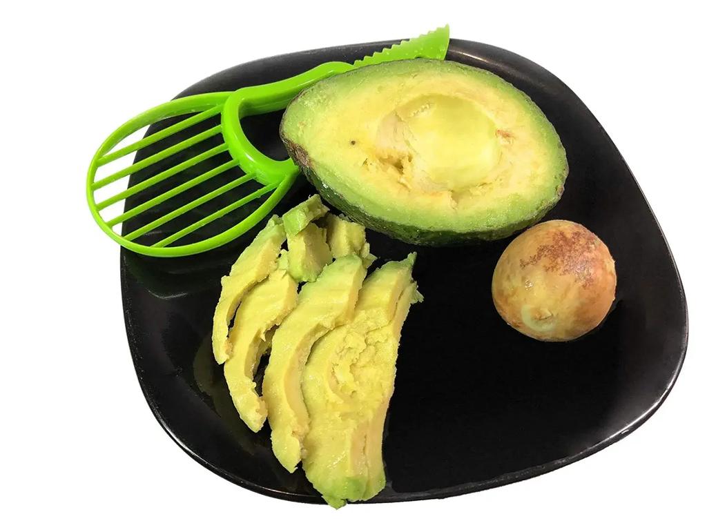 3 In 1 Pulp Separator Plastic Knife Kitchen Vegetable Tools Avocado Slicer Kitchen Gadgets Shea Corer Butter Fruit Peeler Cutter