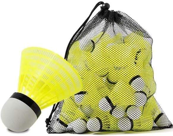 INDIVE Baseball Batting Practice Set of for Indoor Feather Hitting Shuttlecocks Shuttlecocks, 50, Practice, Baseball-Specific Design,