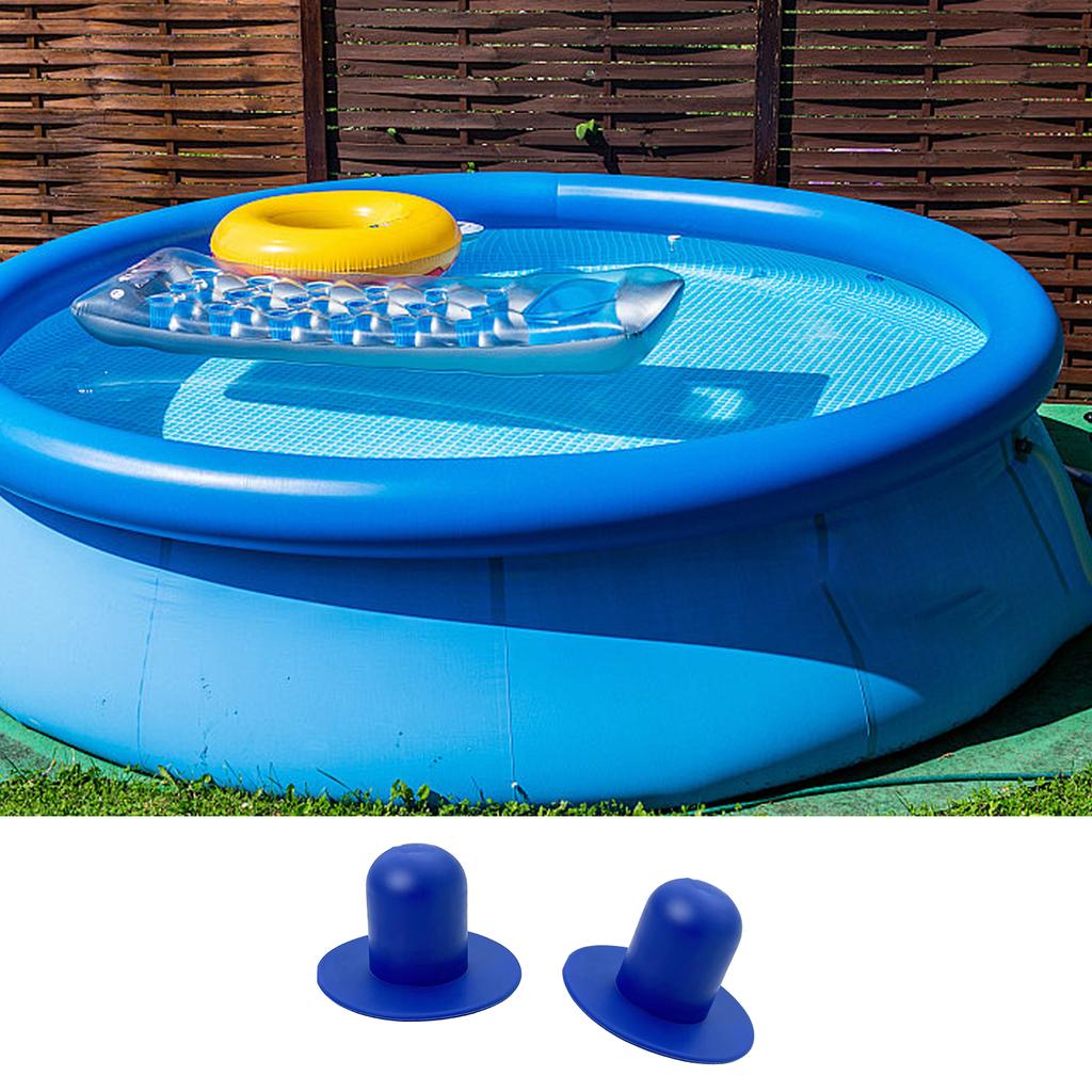 Schwimmbadfilterpumpe Sieb Lochstopfen Schwimmbeckenwandstopfen Ersatz Schwarz Blau Schwimmbadstopfen