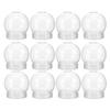 20pcs Photo Snow Globe Craft Small Plastic Globe Bulk Snow Globe Container Transparent Snow Candy Globe Snow Globe With Cap