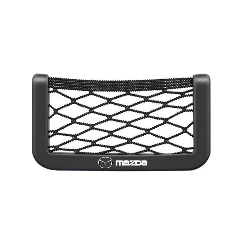 

Auto Accessories Car Net Bag Phone Holder Storage Net Box Pocket Organizer For Mazda 2 3 5 6 M5 Ms CX-4 CX-5 CX6 M3 M6 MX3 MX5 1Pcs