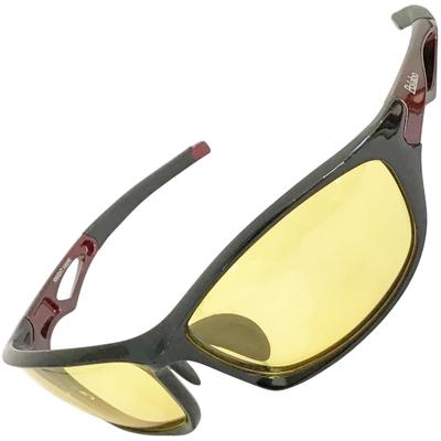 Nachtfahrt Sportsonnenbrille Angelsonnenbrille [Bokenoh] Sonnenbrille, [Sabae Planung/Nutzung bei Nacht/Schwach polarisiert] TK1R-TEM