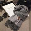 Christmas scarf women's winter senior sense versatile red plaid scarf student couple thickened warm shawl