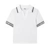 New EMERALD Polo Shirt Women's Mist White F11W524108F-WT