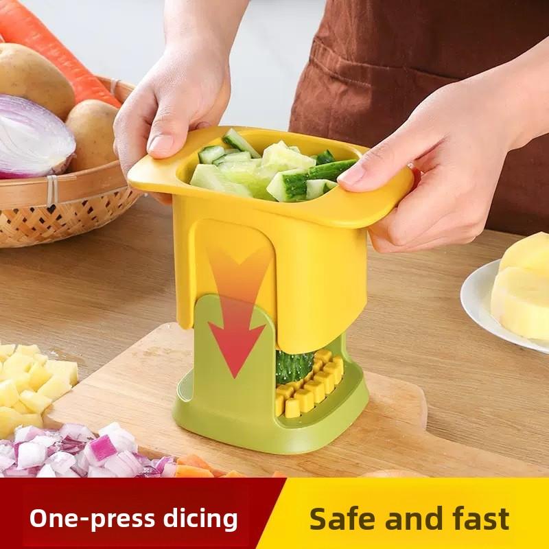 Onion Dice Cutter, Potato and French Fries Strip Cutter, Multi-functional Vegetable Cutter, Fruit Dice Cutter, Household Cooking Kitchen Small Tools