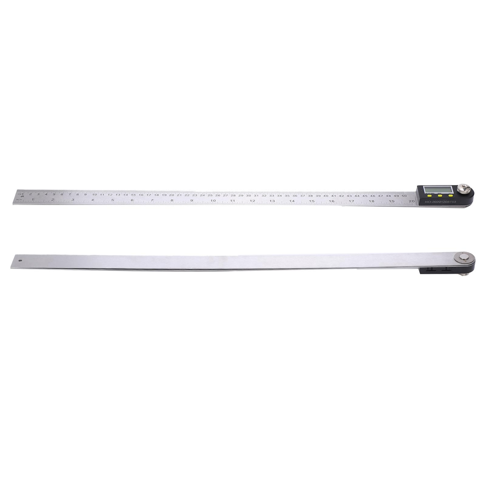 

0500-мм цифровая угловая линейка 0360-градусный ЖК-транспортир с угломером для плотников