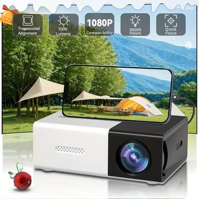 YG300 Smart Projector LED HD 4K Projetor 800 Lumen Auto Focus WiFi Bluetooth Home Theater Cinema Outdoor Portable Video Projetor