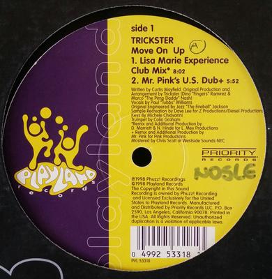 12-tums skiva TRICKSTER (CMV:S) - Move On Up PVL53318 Prioriterad Skiva 1998 USA Dans & Elektronisk Musik Begagnad