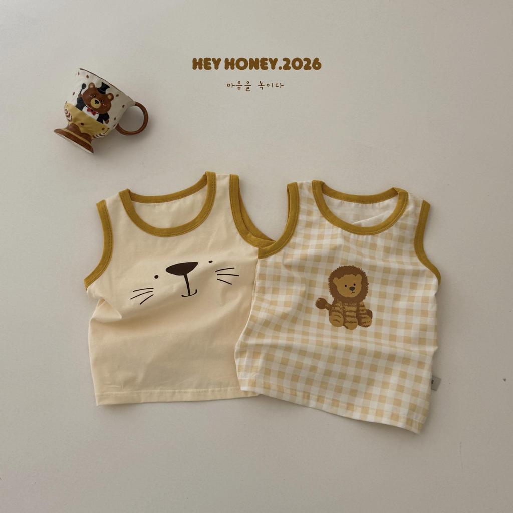 Heyhoney26 Summer Baby Vest Set - Large/Small, Cute Two-Piece for Boys and Girls