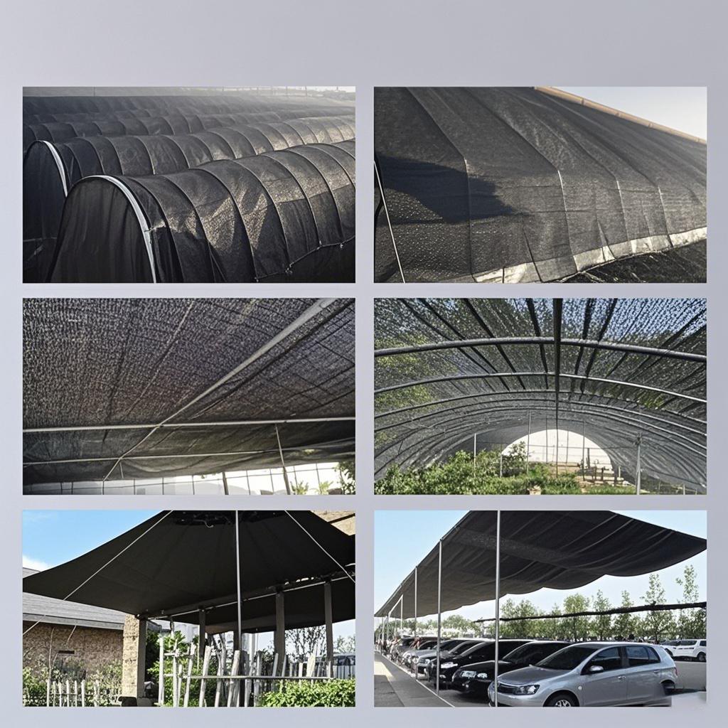 10 Pin Sunshade Net Anti-UV Garden Balcony Plant Shade Cover Net Outdoor Patio Car Sun Shade Canopy Swimming Pool Shade Cloth