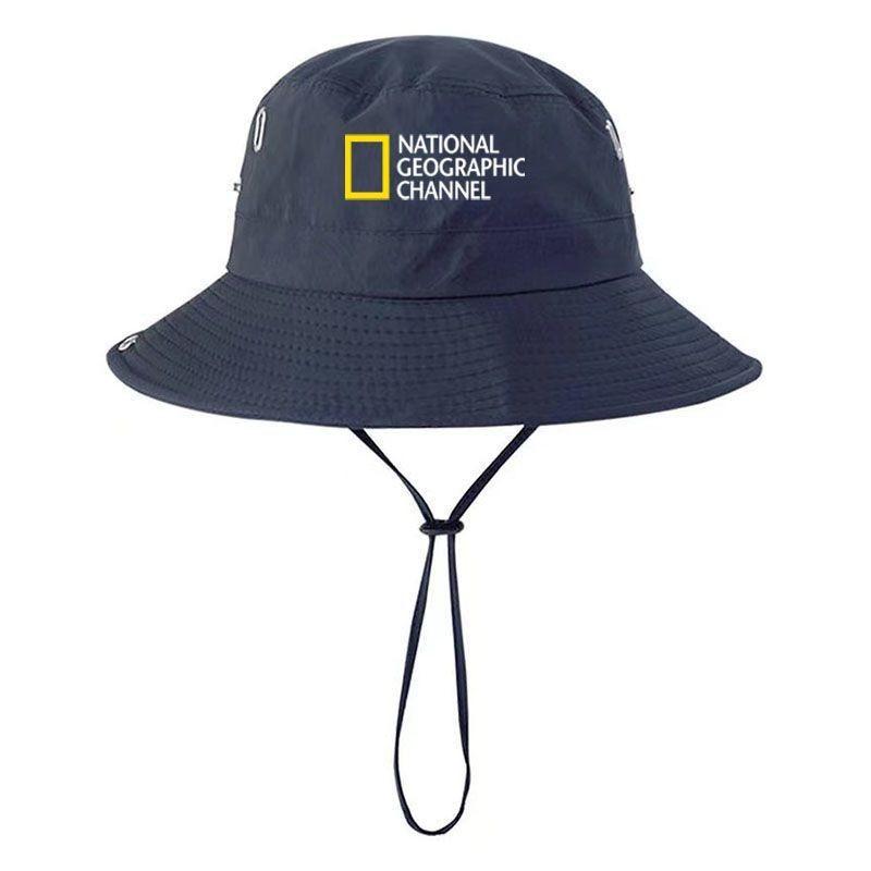 

Шляпа от солнца National Geographic Outdoor с широкими полями для мужчин и женщин в стильных цветах Navy Blue 9cm Brim,Plain