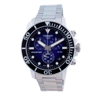 T-Sport Seastar 1000 Chronograph Quartz Diver's T120.417.11.041.01 T1204171104101 300M vyriškas laikrodis