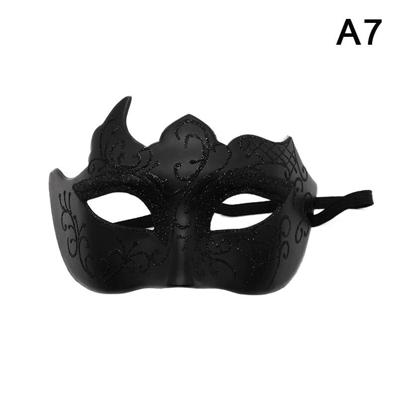 Retro Painted Half Face Masquerade Mask For Women And Men, Venice Mask, Halloween Costume Accessories, Cosplay Party Props