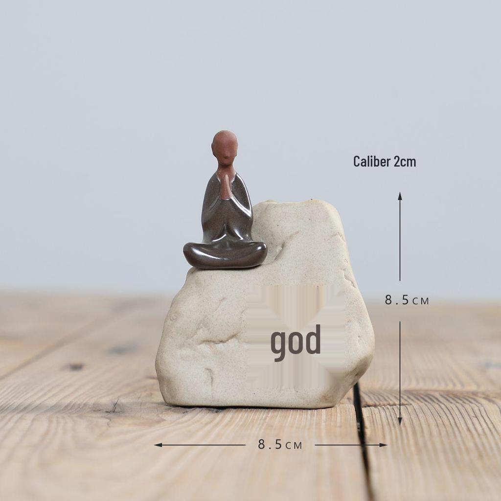 Mały ceramiczny wazon zen do hydroponiki i kompozycji ze świeżych kwiatów