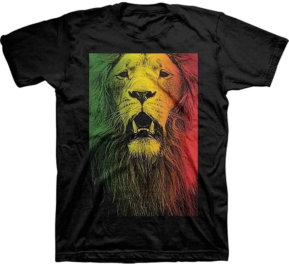 Authentic ZION ROOTSWEAR Rasta Lion Face T-Shirt S M L XL 2XL NEW M