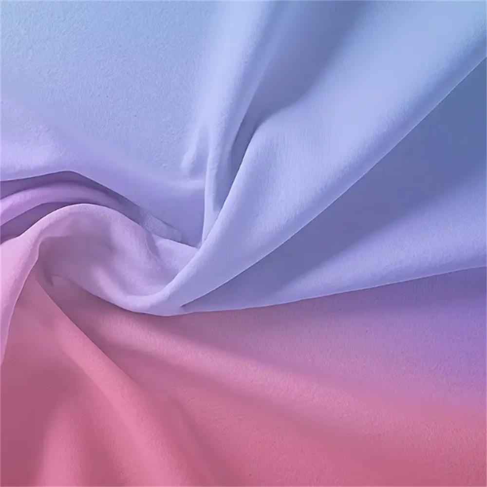 3pcs Vibrant Rainbow Ice Cream Wafer Cone Duvet Cover Set - Soft, Breathable, and Comfortable Bedding for Bedroom, Dormitory
