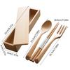 Simple Japanese Dining Set Foldable Chopsticks Spoon Fork Sustainable Designs