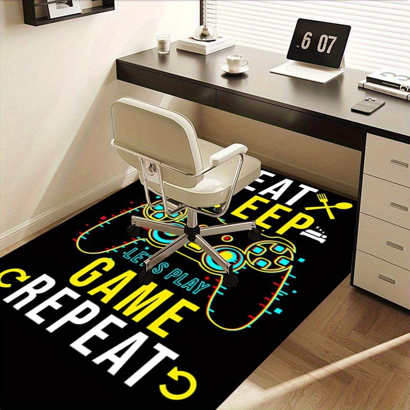 Office Carpet-Eat Sleep Game Repeat Gaming Controller Design, Sofa Rug, Chair Mat for Protectiona108