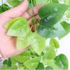 105cm 5 Forks Artificial Vines Plants Outdoor Plastic Creeper Green Ivy Wall Hanging Plants Branch For Home Garden Wedding Decor