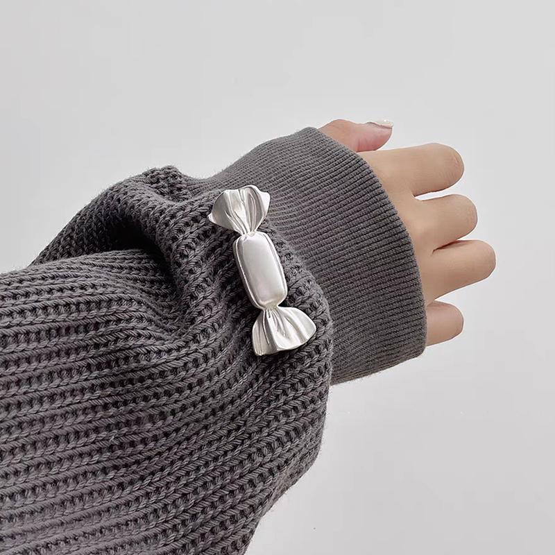 Exquisite Metal Candy Brooches Cute Pins For Women Girls Versatile Shiny Corsage Clothing Accessories Jewelry Gifts