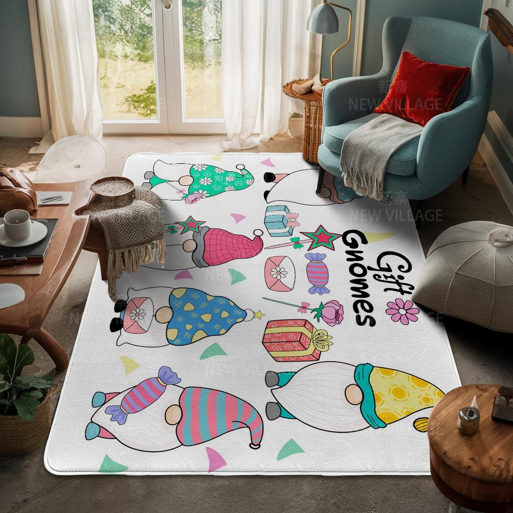 House Entrance Carpet Home Door Mat Living Room Bath Foot Bathroom Non-slip Water Absorption Rugs Bath Merry Christmas Winter