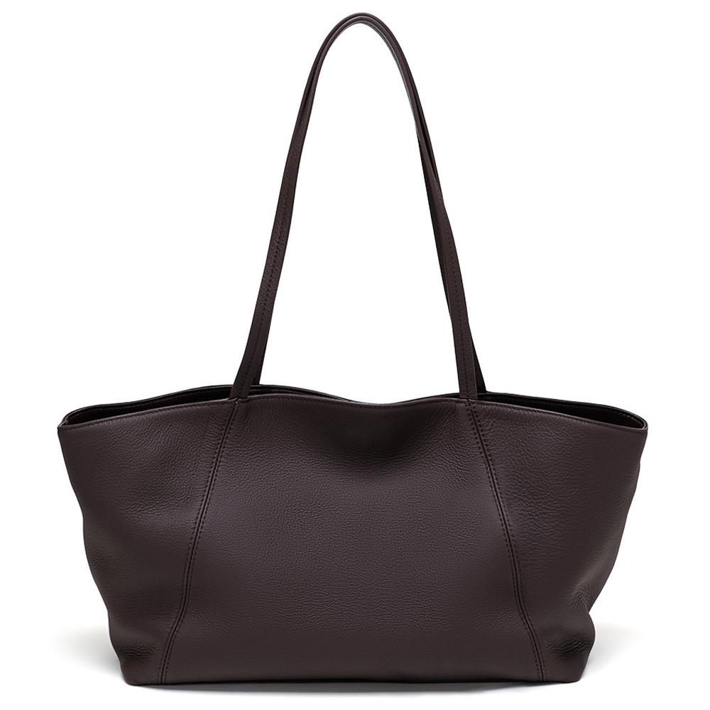 2026 Hot Winter New Women Genuine Cowhide Tote Bag Large Capacity Versatile Daily Commuter Handbag Fashion Single Shoulder Crossbody Bag