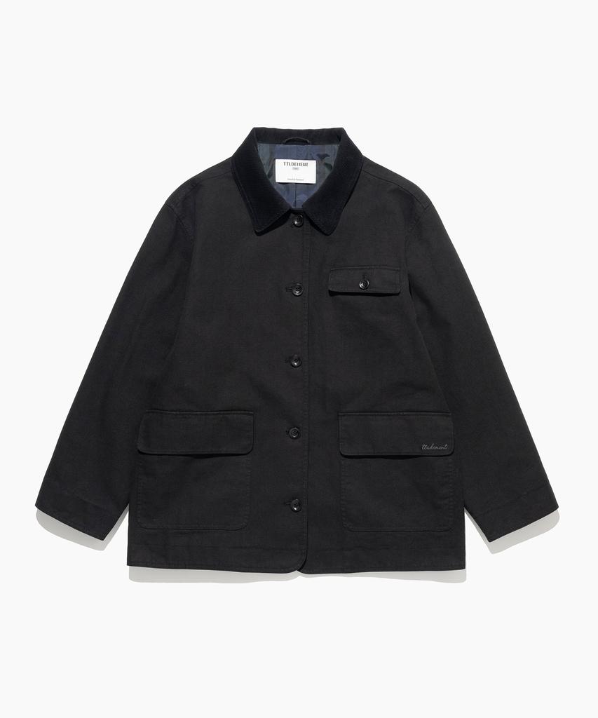Ttudement Cotton Work Jacket Black