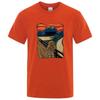 Summer Men's High-quality T-shirt Short-sleeved Printed Casual Loose Men's T-shirt O-neck Men's T-shirt