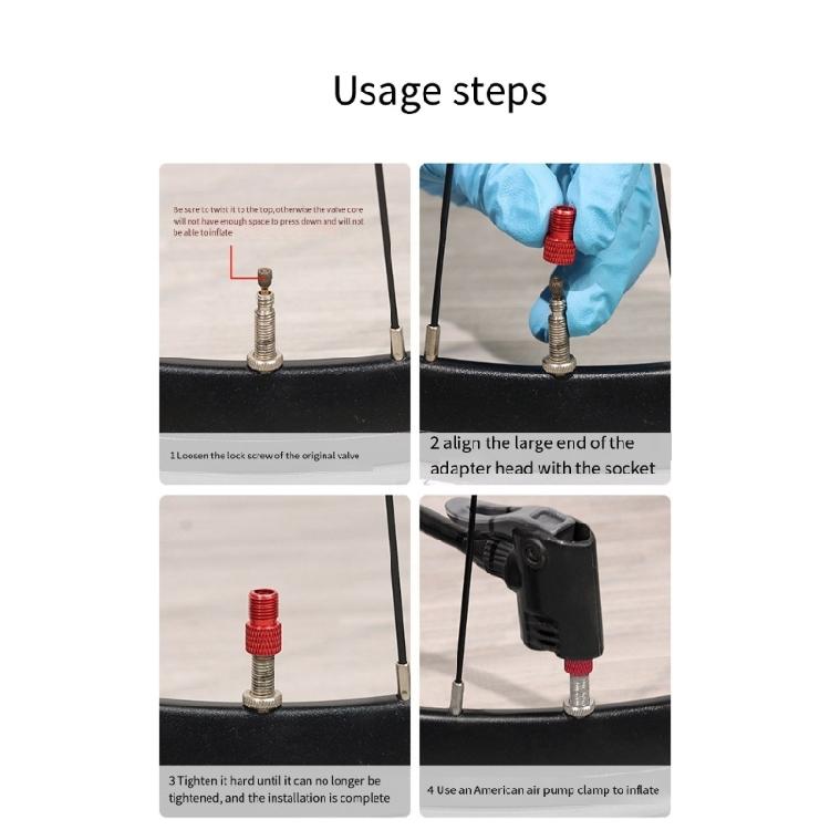 5pcs Efficient Air Valves Coupler Inflation Pumps Quick Connector Nozzle Suitable for Outdoor Equipment