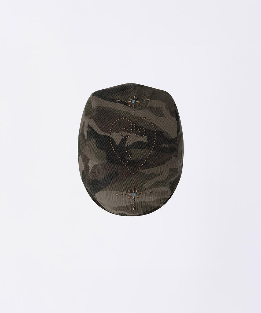 SCULPTOR Boho Stud Hunting Cap Camo