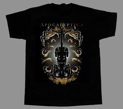 Symphony of Destruction Apocalyptica Tričko Kapely Klasické Černé Unisex E1377 Unisex Tričko