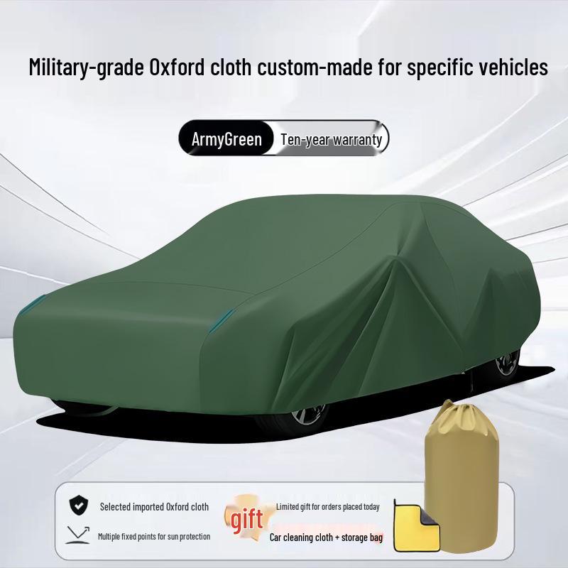 Mazda All-Season Oxford Car Cover: Rainproof, Dustproof, Sun Shade, Heat Insulation.