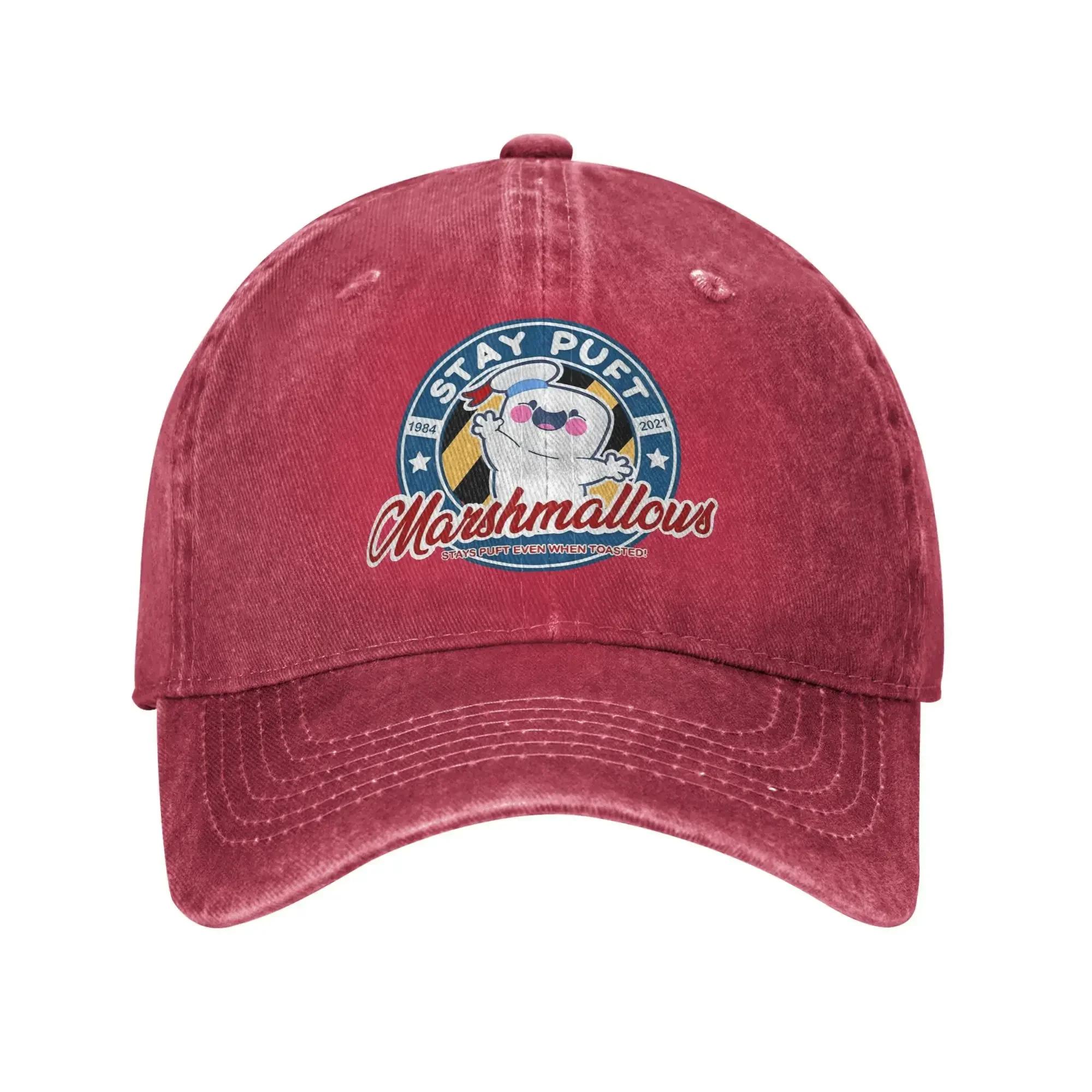 

Ghostbuster Casual Baseball Cap Stay Puft Outdoor Sport Trucker Hat Summer Hot Sale Women Unisex Fashion Snapback Cap One Size