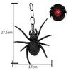 Halloween Colorful Glowing Spiders, Fluorescent, Rainbow, Spiders, Black Spiders, Scene Pranks, Decoration Ornaments