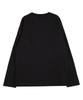 ASTRAL PROJECTION Astral Design Studio Round Neck 13-Count Cotton Long Sleeve T-Shirt_Black