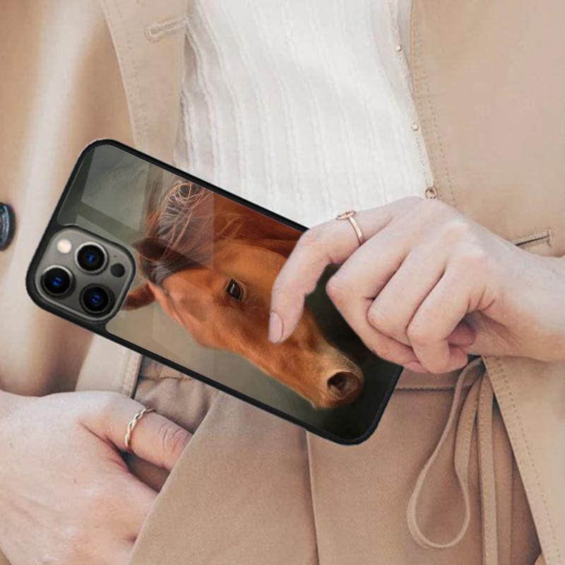 Horse Stallion Riding Colt Magnetic Phone Case For APPLE iPhone 17 Air 16 14 13 12 Pro Max 15 Plus Wireless Charge MagSafe Cover