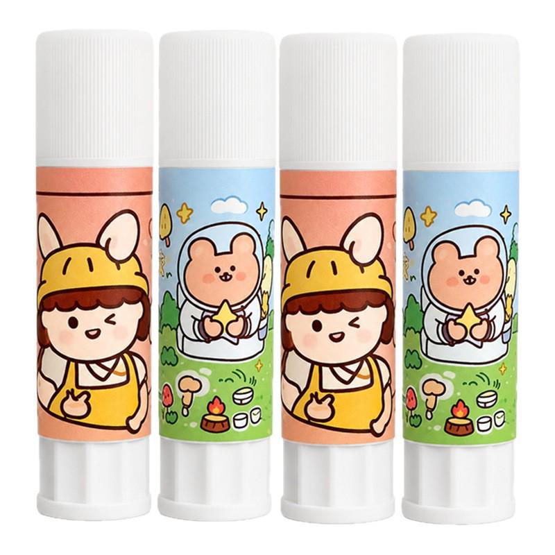High Viscosity Cartoon Glue Stick for Kids - Ideal for DIY Crafts and School Projects
