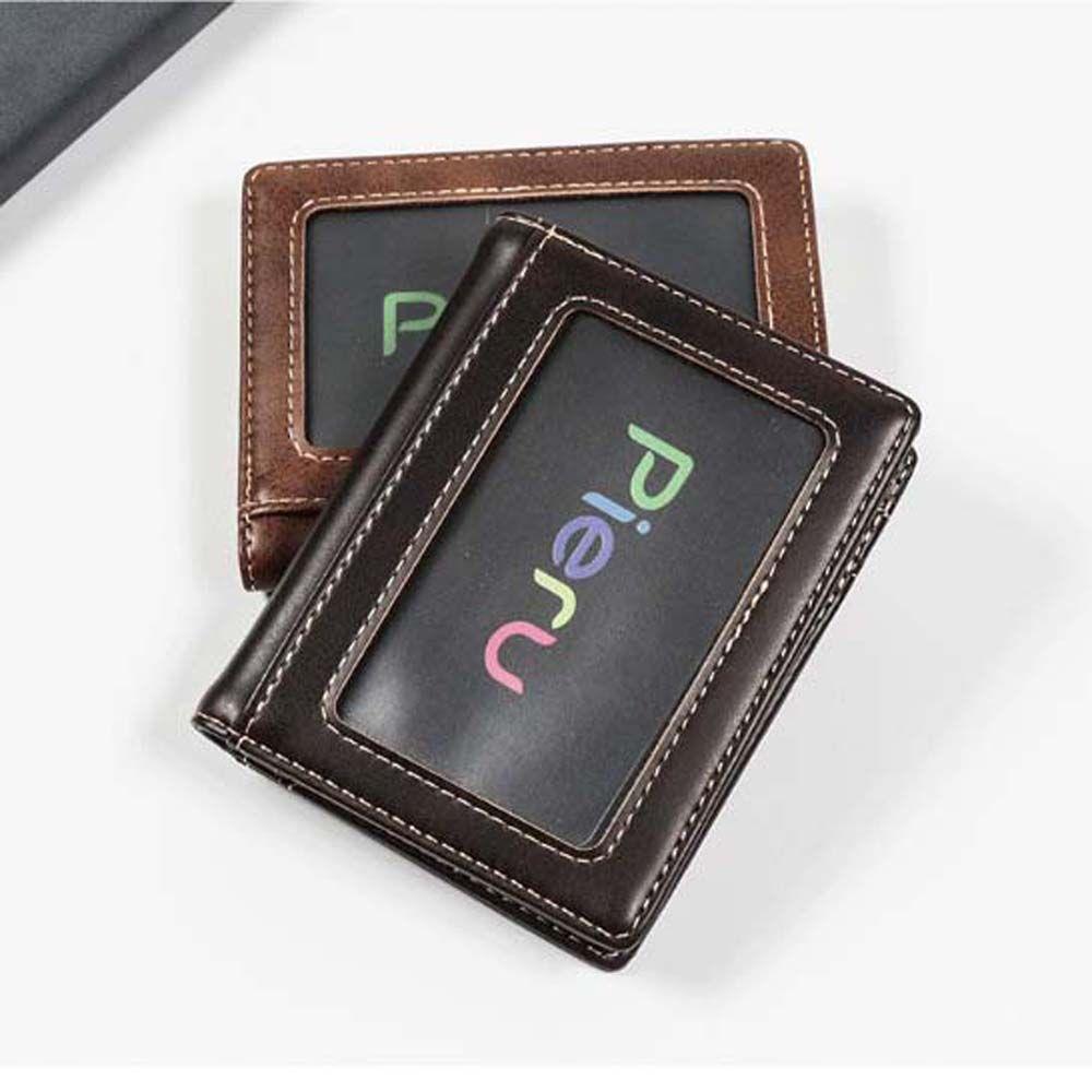 License Bag ID Card Cover Bank Credit Card Bag Business Card Holder Card Case Coin Purse Men Wallet