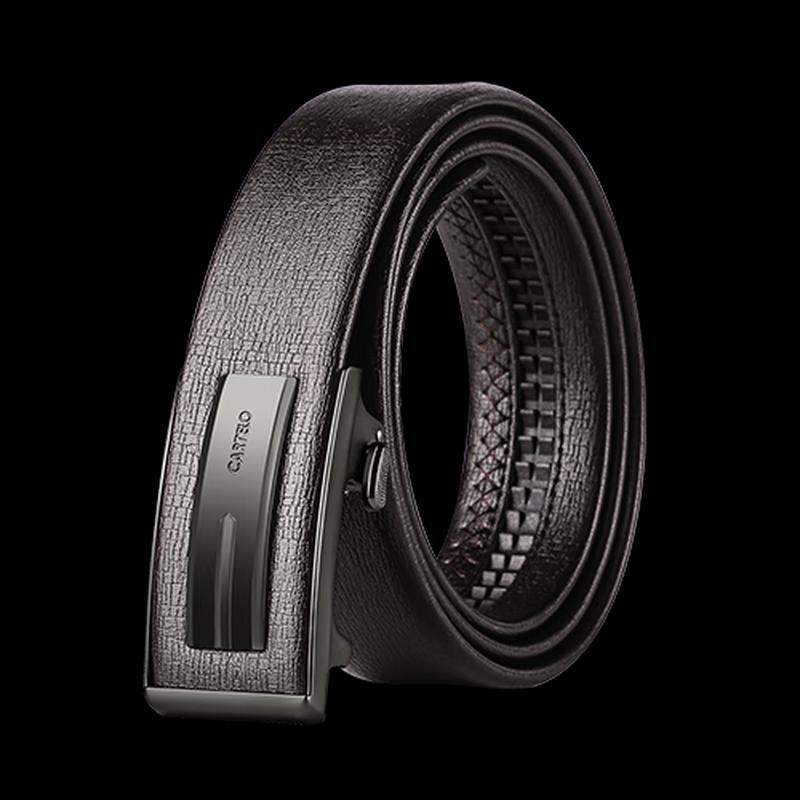 Cartelo Crocodile Men s Leather Automatic Buckle Belt 110-125cm (Trimmable)