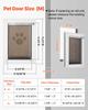 Pet Door, Medium, with Double Magnetic Flaps and Metal Frame, Strong and Weatherproof Dog Door for Interior and Exterior Doors, Easy to Install, Easy