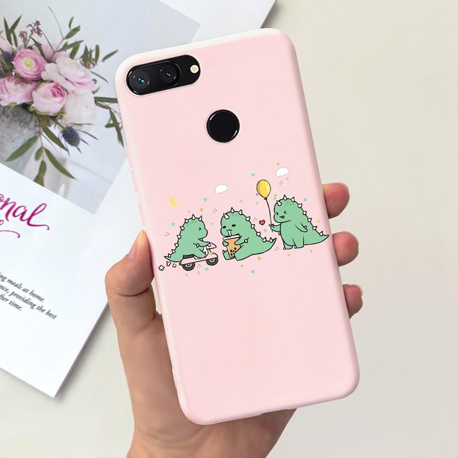 Für Xiaomi Mi 8 Lite Hülle 6,26" Mode Landschaft Mädchen Bumper Weiche Silikon Handyhülle Für Xiomi Mi 8 Lite Funda Mi8Lite Tasche