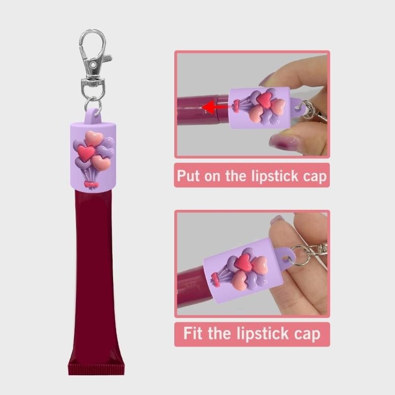 Multipurpose Lip Balm Keychain Holder Attachable Clip For Keys Or Bags Hassle Free Application