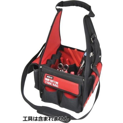 SK11 Tool Bag PRO HB Hard Bottom with Tape and Convex Holder, Interior Divider, and Exterior Pocket with Lid (STB-HB-HD)