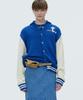 Nohant Varsity Knit Jacket Blue