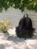 Ovuni Ruffle Ribbon Backpack_Polka Dot Black