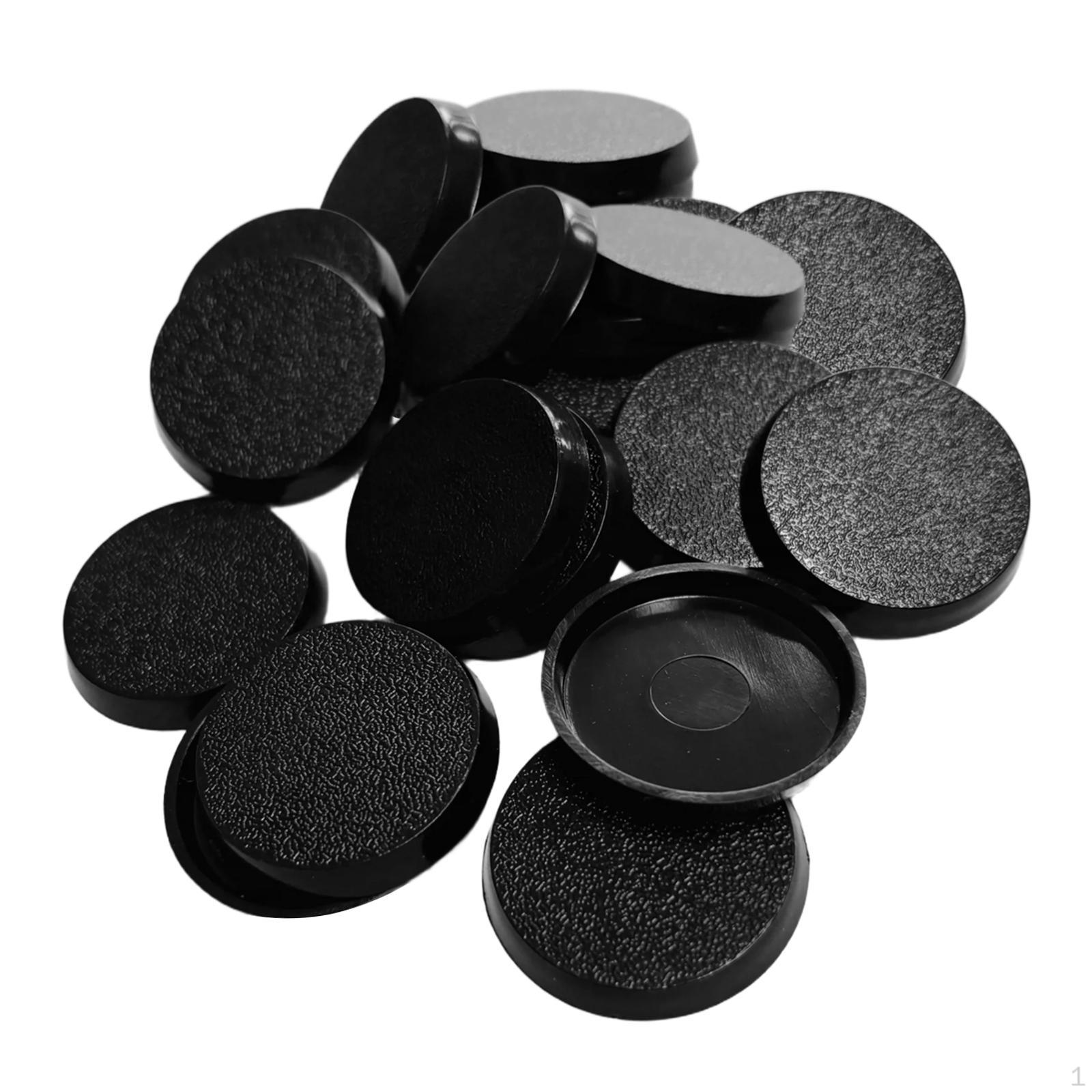 

Подставки для моделей 32 мм для настольных игр, игровые аксессуары, стабильные миниатюры, статуэтка, демонстрационная пластина 20pcs