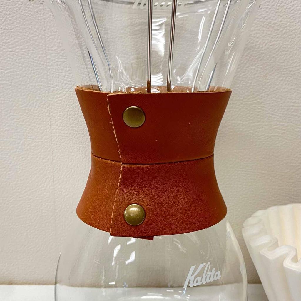 Kalita Coffee Dripper Set for 2 to 4 People Wave Style Leather Drip Equipment For 2 For 4 For 2 For 4 Drip Coffee Sixtieth Respect for the Aged #35160